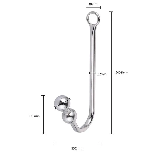 5334 Hook Anal and with Collar Elegant Beaded Cuffs 0706